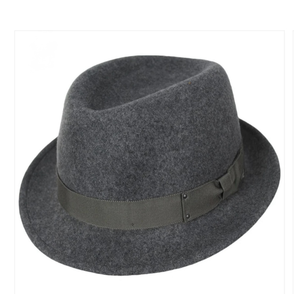 NWT Stylish Wynn 100% Wool LiteFelt Packable Water/ Stain Resistant Fedora Hat